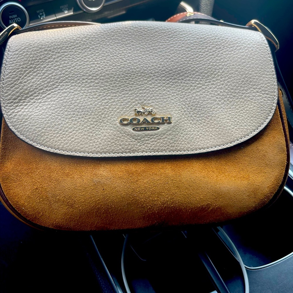 Coach saddle bag